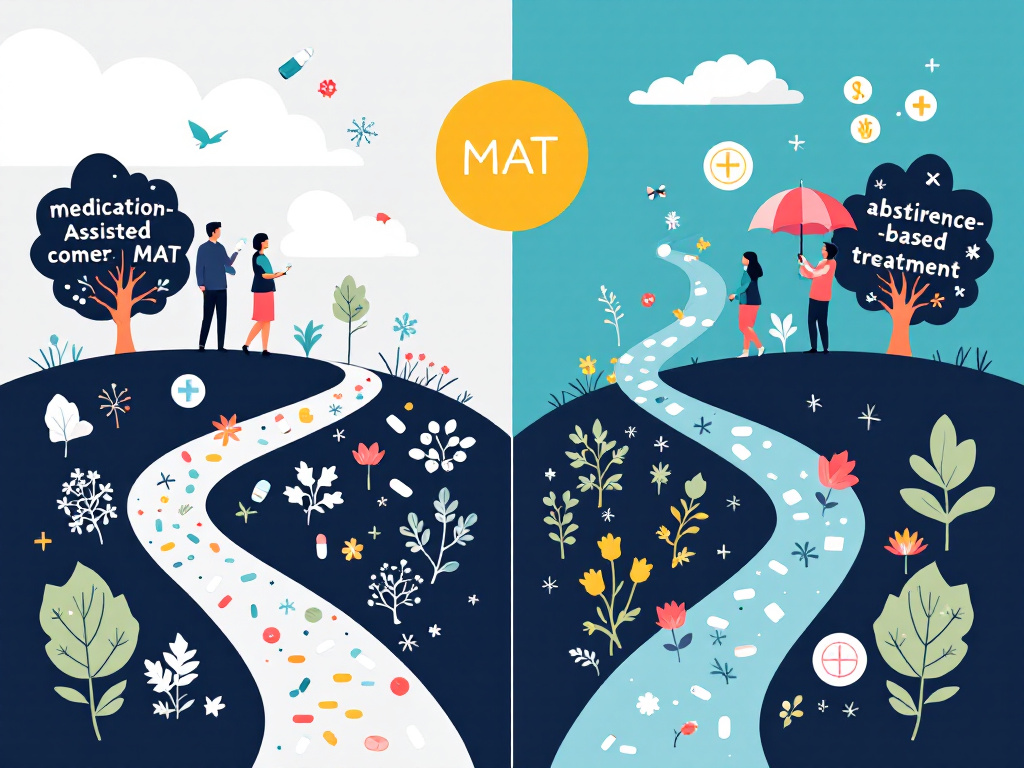 mat vs abstinence based treatment